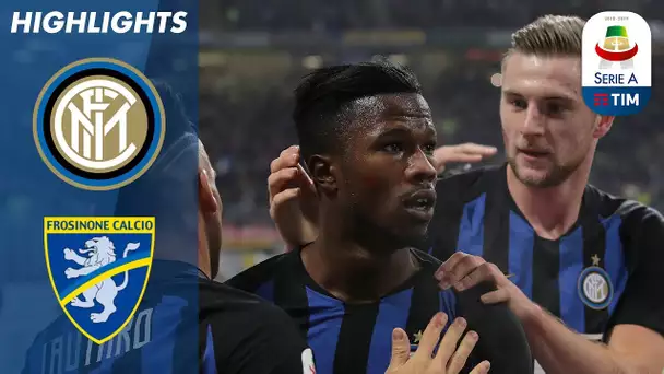 Inter 3-0 Frosinone | Inter Down Frosinone With Keita And Lautaro Goals | Serie A