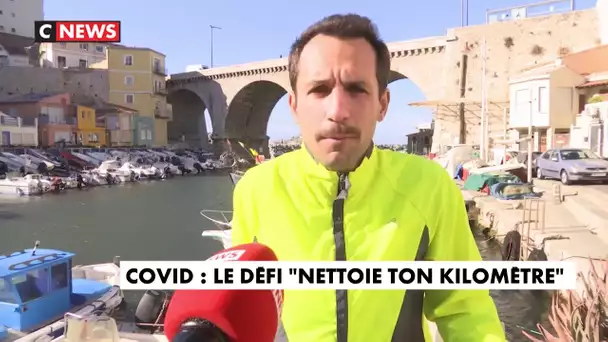 Covid : le défi d'un Marseillais "Nettoie ton kilomètre"