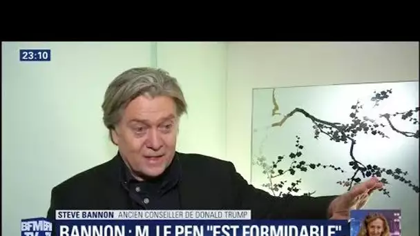 Pour Steve Bannon, 'Marine Le Pen est l&#039;une des meilleures leaders politiques du monde'