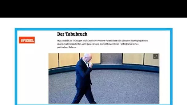 En Allemagne, le président de Thuringe élu grâce à l'extrême-droite: "La honte"