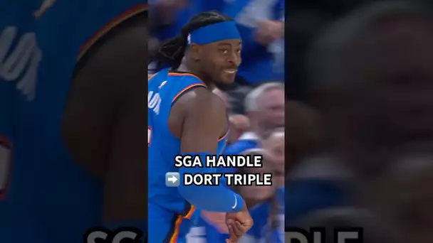 SGA with the nasty handle leading to the Dort triple!