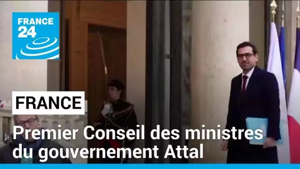 France : premier Conseil des ministres du gouvernement Attal ce vendredi • FRANCE 24