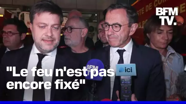 Incendie à Marseille: le point de Bruno Retailleau, ministre de l'Intérieur