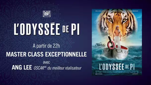 Retransmission en Live de la Master Class d&#039;Ang Lee - FR