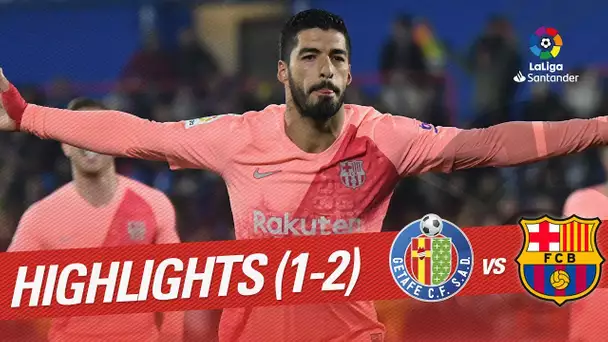 Highlights Getafe CF vs FC Barcelona (1-2)