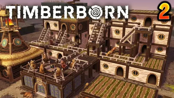 BELLEVUE, CE QUARTIER... ENCHANTEUR !! -Timberborn- Ep.2 [BIDONVILLE]