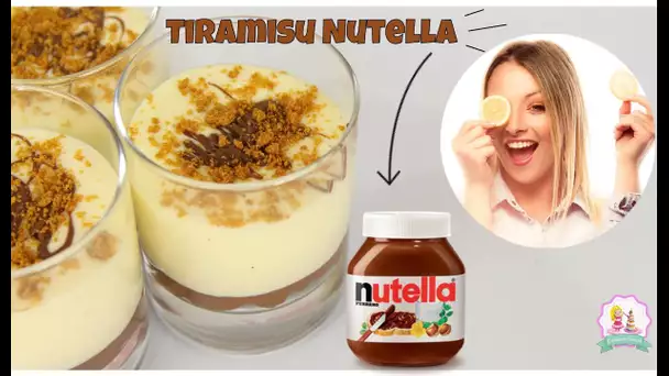 ♡• RECETTE TIRAMISU NUTELLA - FACILE ET RAPIDE •♡
