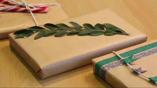 Comment faire des emballages cadeaux originaux avec du simple papier kraft