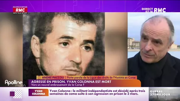 Paccou : "On peut craindre de nouveaux débordements en Corse"