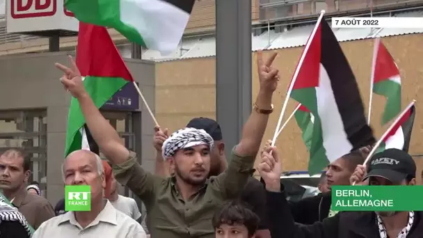 Allemagne : des militants protestent à Berlin contre les frappes israéliennes sur Gaza