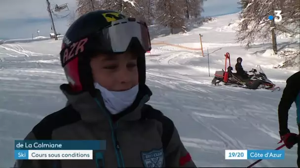 12 décembre à La Colmiane : retour des skieurs, de certains skieurs !