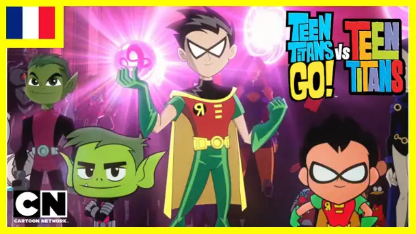 Teen Titans Go ! en français 🇫🇷| Teen Titans Go ! VS Teen Titans [extrait 2/2] "Stock"