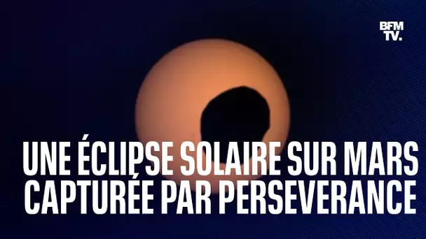 Les images d'une éclipse solaire sur Mars capturées par le robot Perseverance