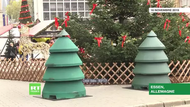 Allemagne : Les arbres de Noël en béton protègent le marché contre les attaques terroristes