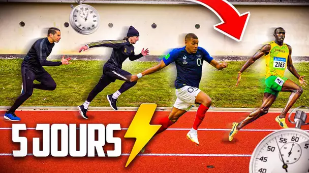 5 JOURS POUR ÊTRE RAPIDE COMME MBAPPÉ ! 🏃🔥 (Experience sociale)