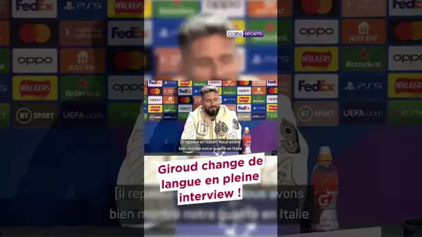 😂 Olivier Giroud change de langue en pleine interview !