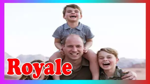 Le prince William partage une photo de famille réconfort@nte avant la fête des pères