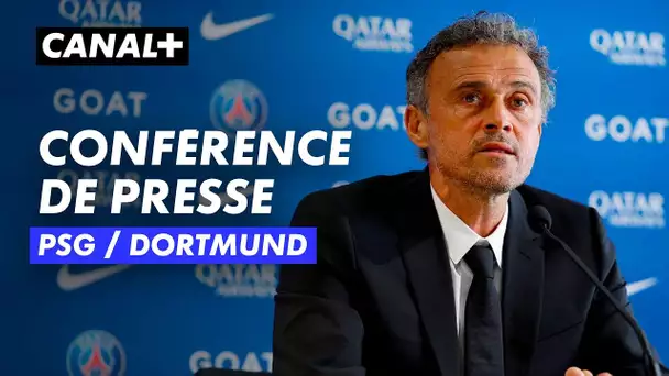 Conférence de presse de Luis Enrique et Marquinhos avant PSG / Dortmund