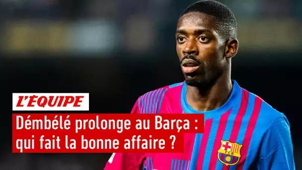 Ousmane Démbélé prolonge au Barça : qui est le grand gagnant dans l'histoire ?