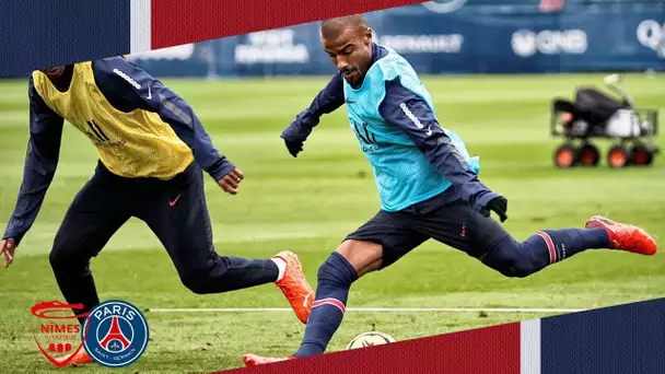 ⚽ Entraînement veille de Nîmes Olympique v Paris Saint-Germain 🔴🔵