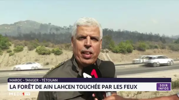 Tanger/Tétouan: la forêt de Ain Lahcen touchée par le feu