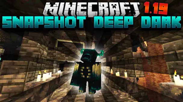 Minecraft 1.19 snapshot - Deep Dark, Ancient City, Warden, nouvel enchant