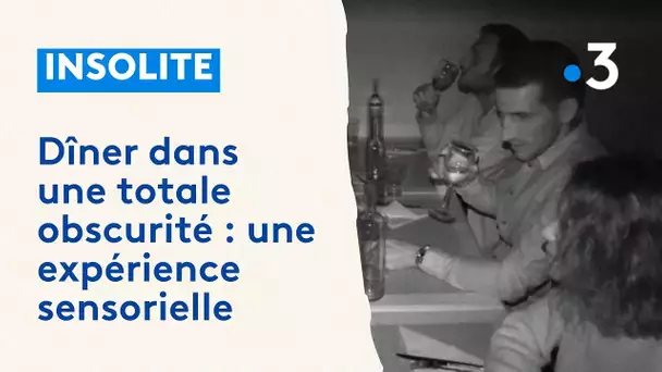 Expérience : un repas à l'aveugle