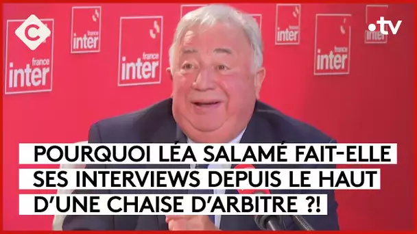 Une interview très relaxante pour Gérard Larcher - C à Vous - 15/11/2023