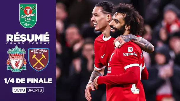 Résumé : Liverpool humilie West Ham 5-1 pour filer en demies !