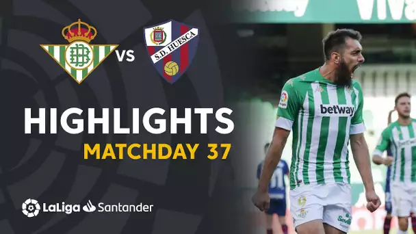 Resumen de Real Betis vs SD Huesca (1-0)