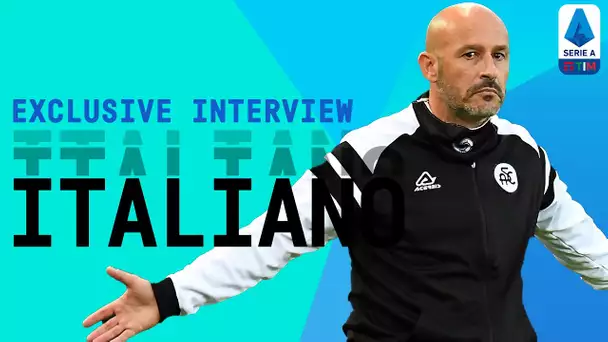 Vincenzo Italiano: The Spezia Coach | Exclusive Interview | Serie A TIM