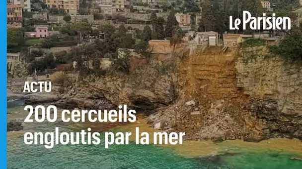 Italie : un cimetière s’effondre dans la mer, 200 cercueils à l’eau