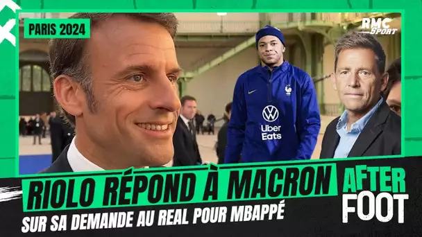 Mbappé aux JO ? Riolo répond à Macron sur sa demande au Real