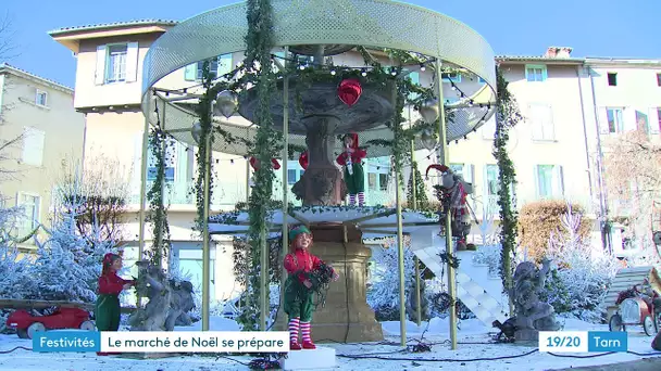 L'un des plus important marché de Noël se prépare dans le Tarn