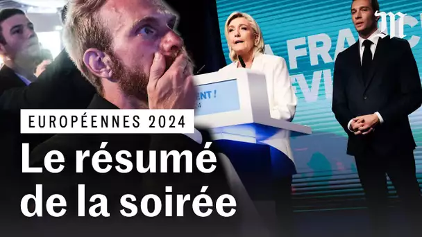 Européennes 2024 : le récit vidéo d’une soirée électorale (très) mouvementée