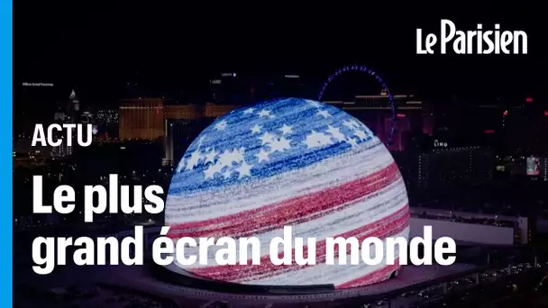 « 54 000 m 2  de LED» : Le plus grand écran du monde s'est illuminé pour la première fois à Las Vega