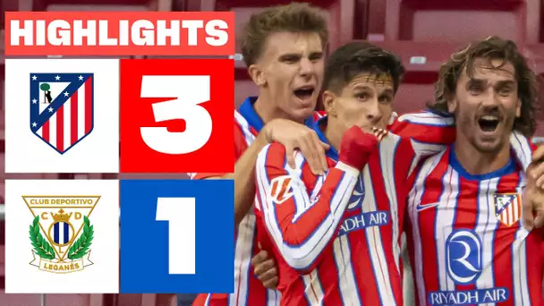 ATLÉTICO DE MADRID 3 - 1 CD LEGANÉS I RESUMEN LALIGA EA SPORTS