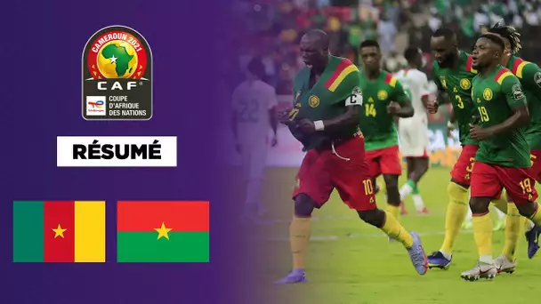 🏆🌍 Résumé - CAN 2021 : Le Cameroun débute sa compétition par une victoire face au Burkina Faso
