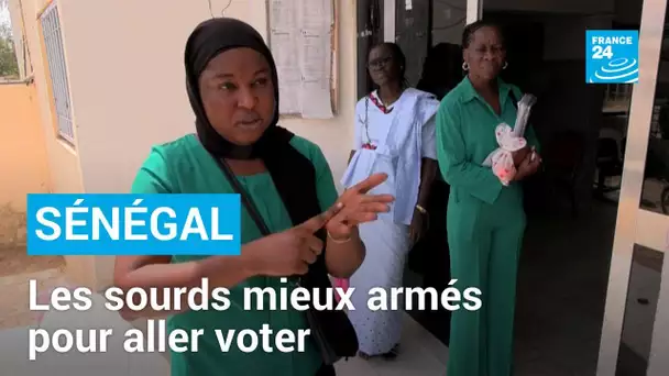 Présidentielle au Sénégal : les personnes sourdes mieux armées pour aller voter • FRANCE 24