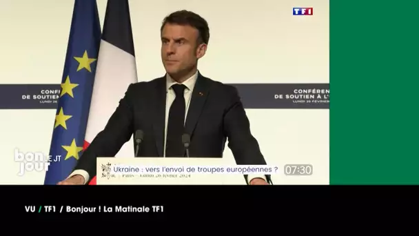 VU du 28/02/24 - Macron : "Rien ne doit être exclu"