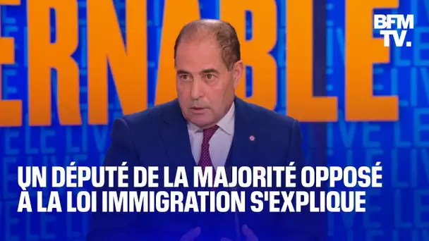 "Je vis très mal ce débat": un député de la majorité opposé à la loi immigration s'explique