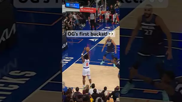 OG Anunoby’s first points on the Knicks! 👀 | #Shorts