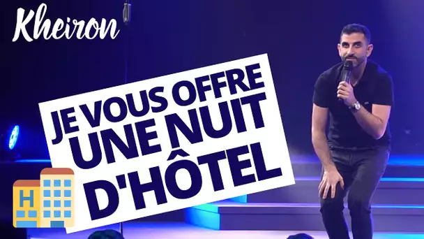 Je vous offre une nuit d'hôtel - 60 minutes avec Kheiron