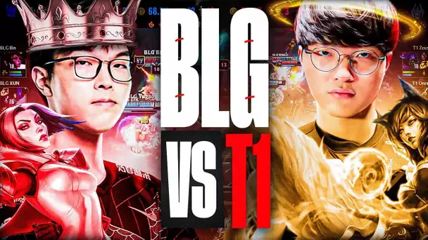 LES PLAYS DE CETTE GAME SONT INCROYABLES !! (T1 VS BLG GAME4 MSI)