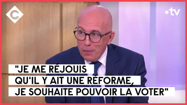 Retraites : un risque de contestation sociale ? - Eric Ciotti - C à Vous - 10/01/2023