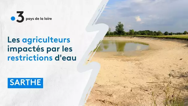 Sécheresse :  Les agriculteurs impacté par les restrictions d'eau en Sarthe