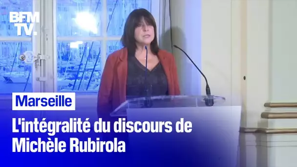 Marseille: l'intégralité du discours de Michèle Rubirola