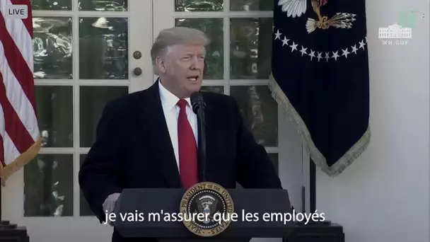 Donald Trump annonce la fin temporaire du "shutdown"