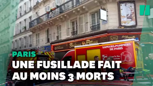 À Paris, des victimes après les coups de feu tirés rue Enghien, le tireur interpellé