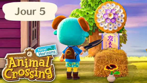 Jour 5 | La tombe de Rhina 😢 | Animal Crossing : New Horizons